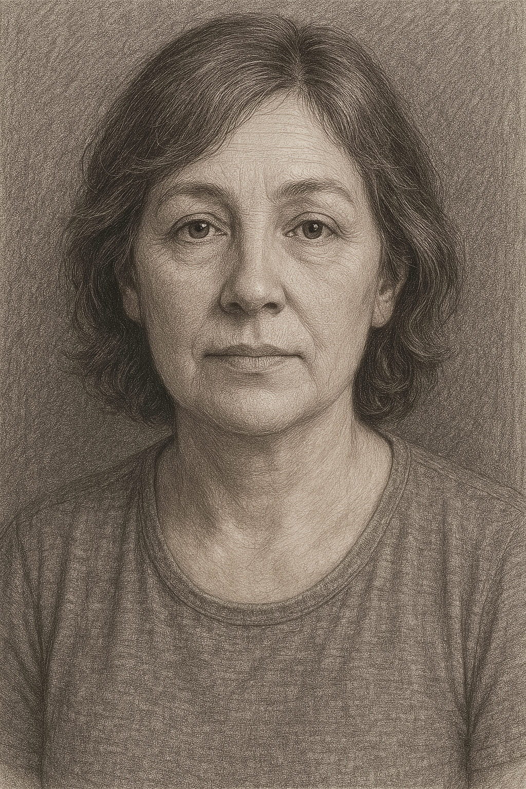 Digital handgezeichnetes Portrait - Beispiel der digitalen Datei