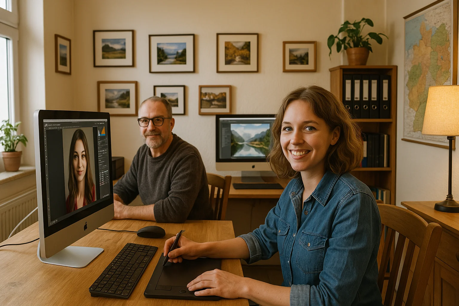 Unser Fotorestaurierungs-Studio mit modernster Technik